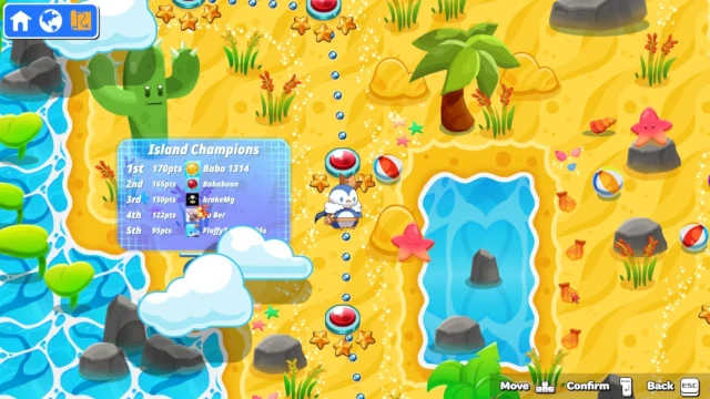 Bubbits gameplay screenshot showing modern interface and colorful playfield